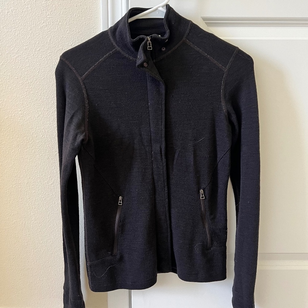 Ibex Merino Wool Zip-Up Jacket